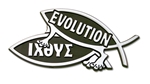 Procreation Fish Car Emblem - EVOLUTION variation - 10 pack procreation, fish,car emblem,car badge,car plaque,car sticker, sticker